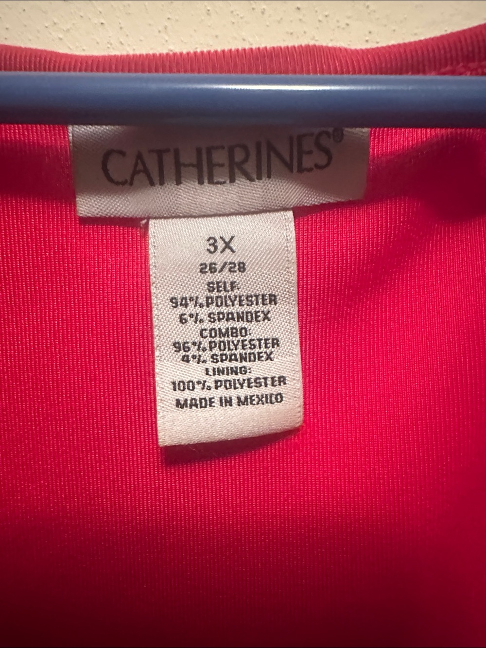 Catherines Red Beaded Sleeveless Tank - Picture 2 of 5